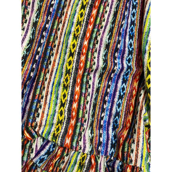 Ale by Alessandra Beach Blanket‎ Cold Shoulder Mini Coverup Size M/L Multicolor - Picture 3 of 10